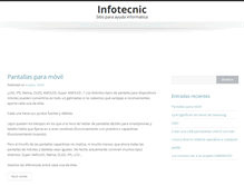 Tablet Screenshot of infotecnic.es